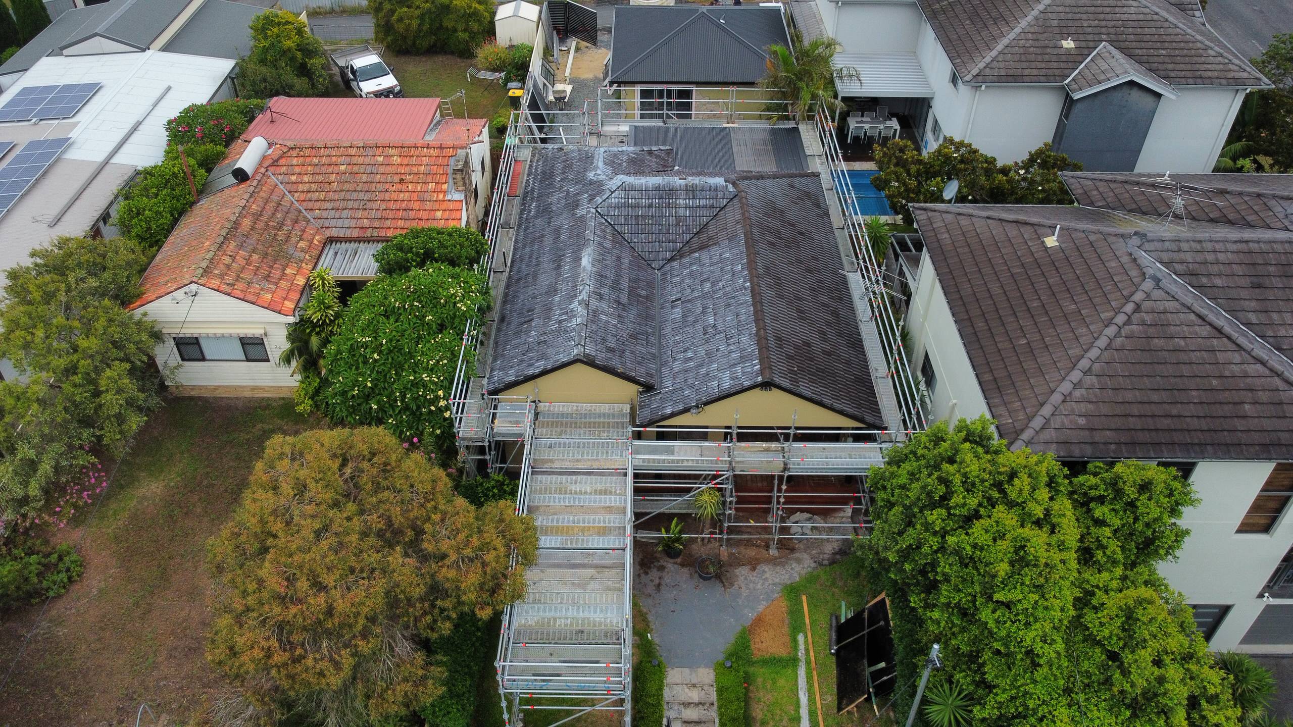 Arial view  (before )
