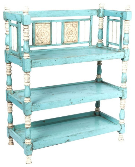 Shelving in Robin's Egg Blue - $995 Est. Retail - $400 on Chairish.com
