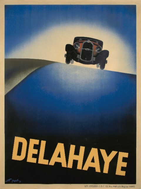 ADVERTISING METAL PLATE DELAHAYE