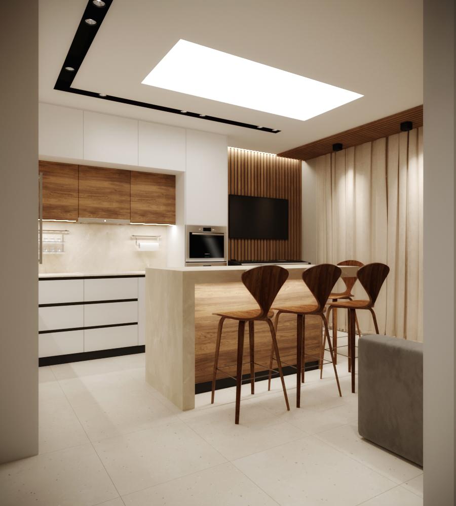 Проект квартиры  для молодой пары  стоматологов