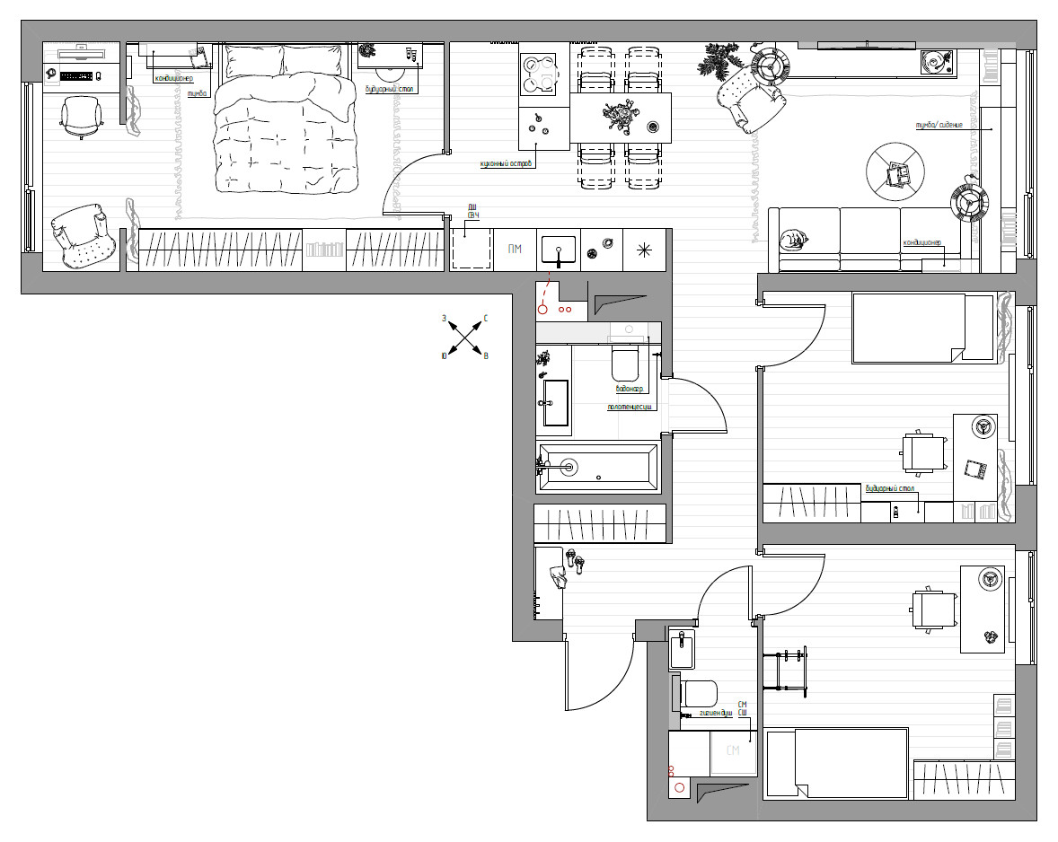 Планировочное решение