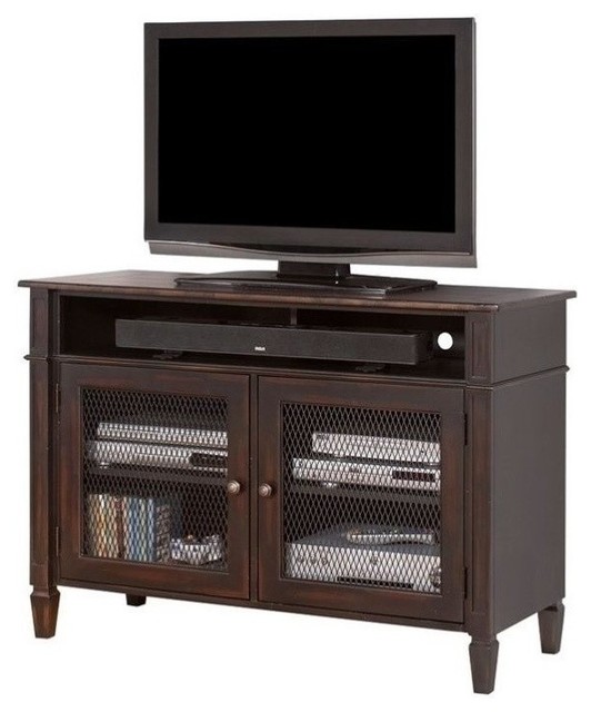 Beaumont Lane 40 Tv Console In Clove And Auburn Transitional Beaumont Lane 40 Tv Console In Clove And Auburn