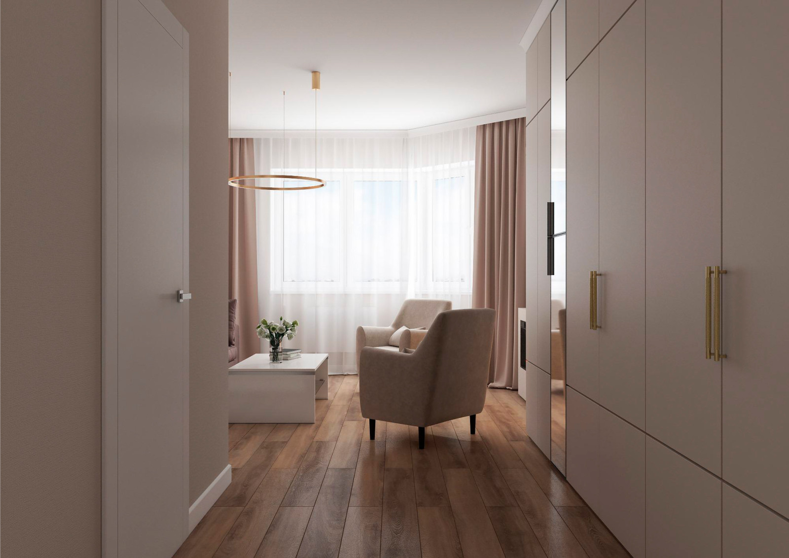 Проект квартиры ул. Левобережная, Москва