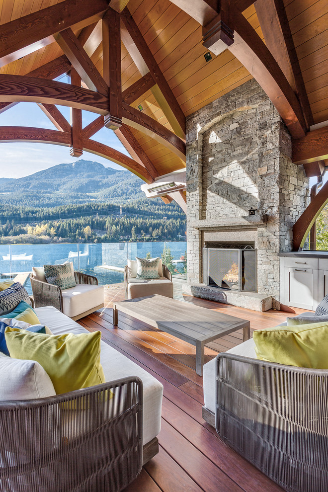 Grand Mountain Lodge - Traditional - Deck - Other - by Kettle River ...