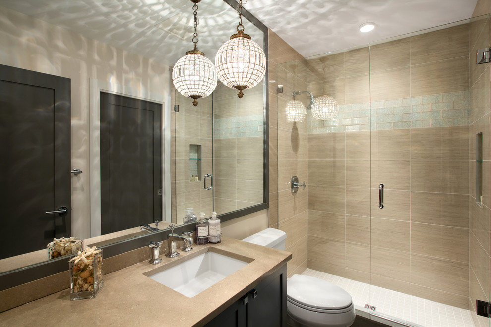 This is an example of a traditional bathroom in Vancouver.
