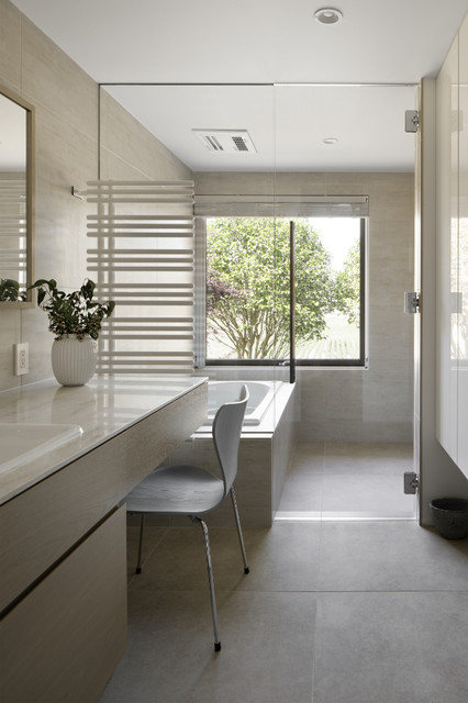 048君津Sさんの家 minimalistisch-gaestetoilette