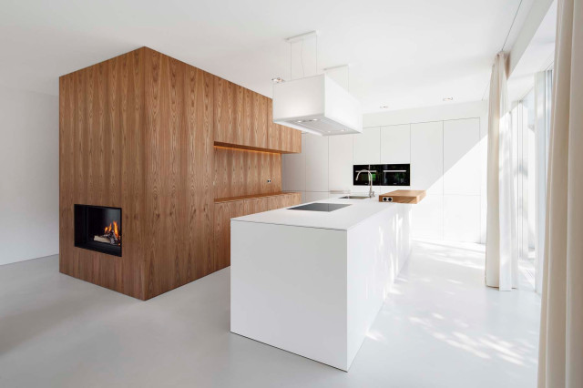 Minimalistisch K&uuml;che moderno-cocina