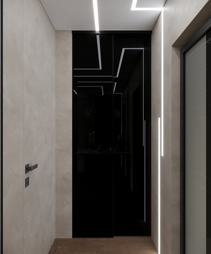 Дизайн проект коридора с гардеробом