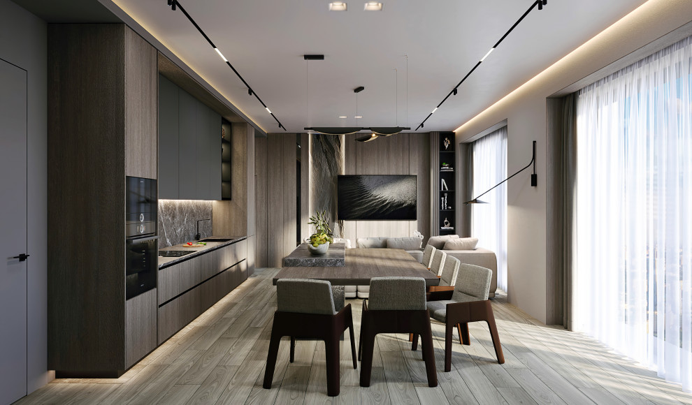 Кухня-гостиная и холл