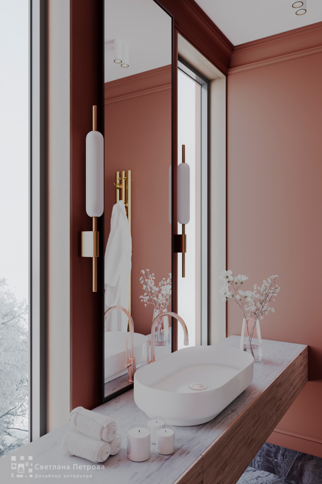 Дизайн интерьера санузла