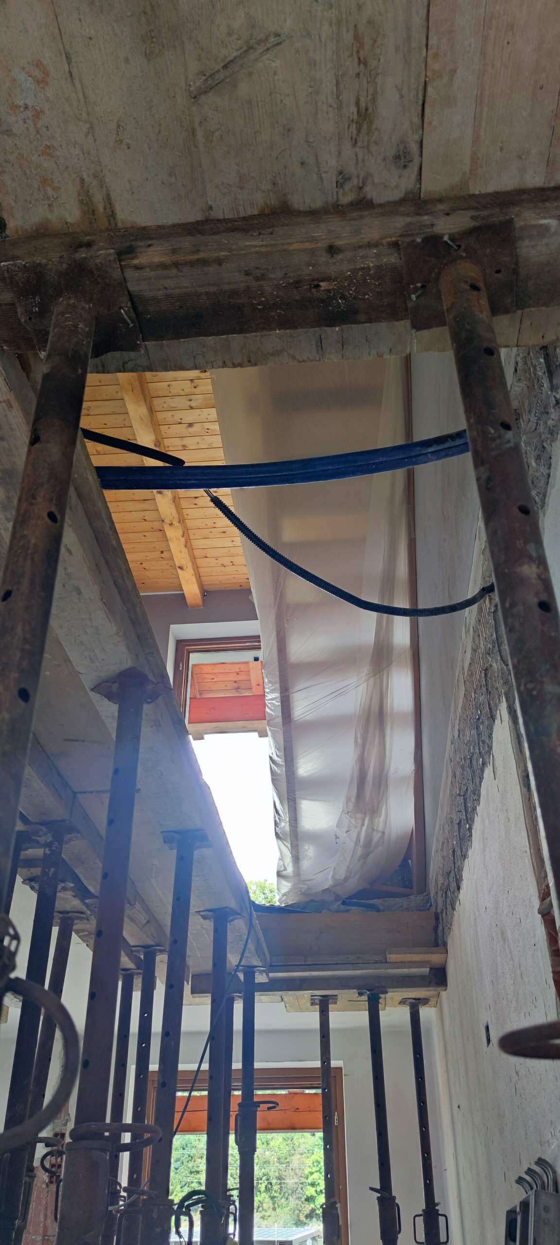 work in progress ristrutturazione  su due livelli