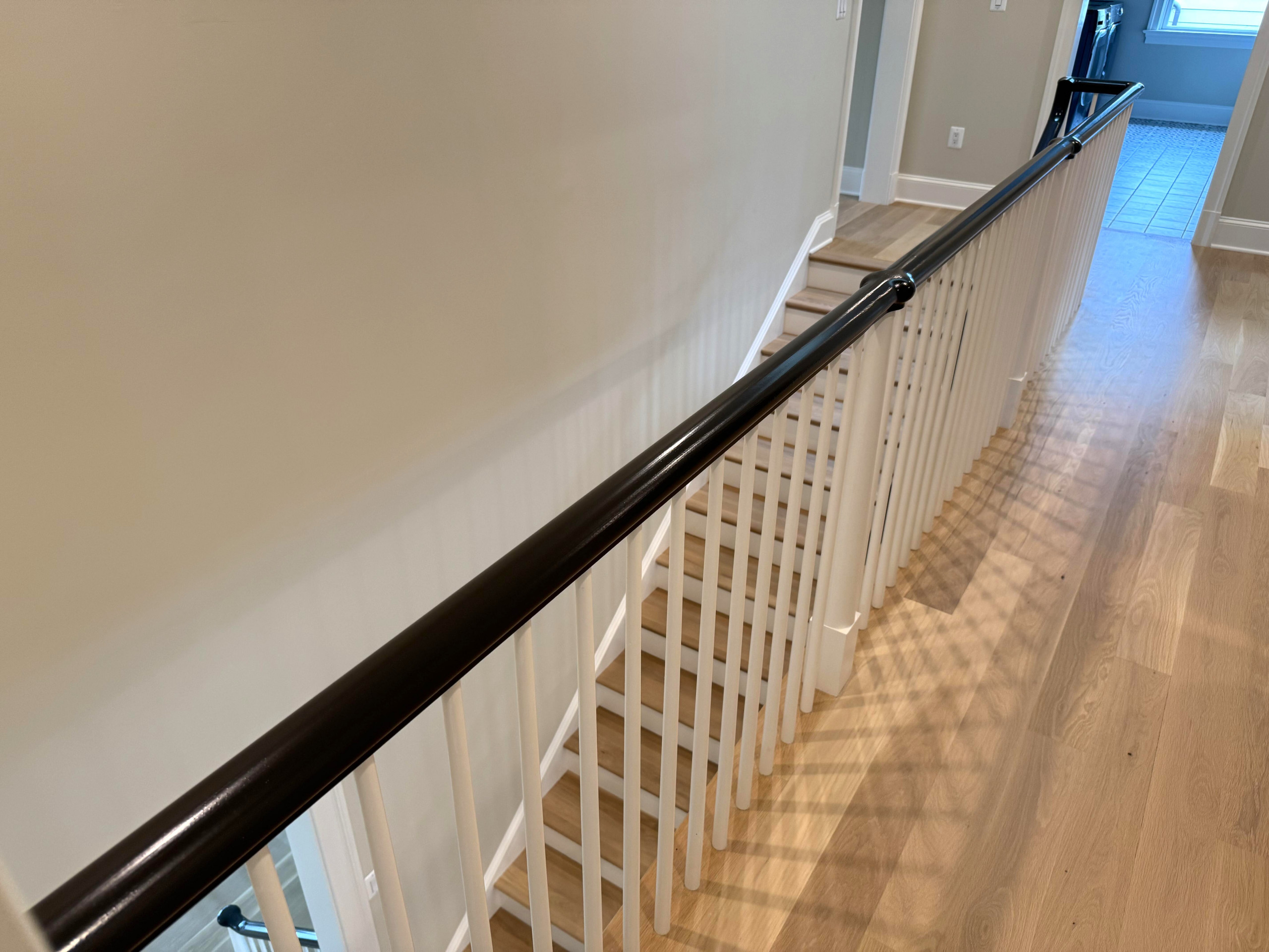 138_Elegant Double Bullnose Entry Stair, Bethesda, MD 20814