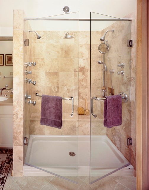 Shower Enclosures - Double Doors contemporain-salle-de-bain