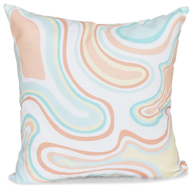 Agate Geometric Print Pillow Contemporary Decorative Pillows