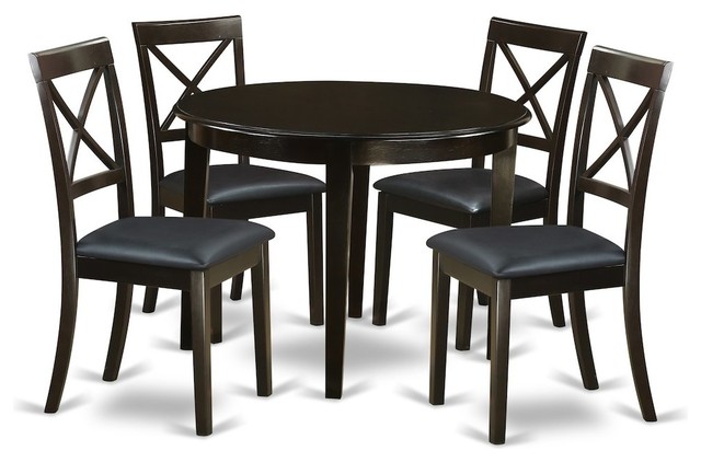 Buy Fast Bisonoffice 5 Piece Small Kitchen Table And Chairs Set