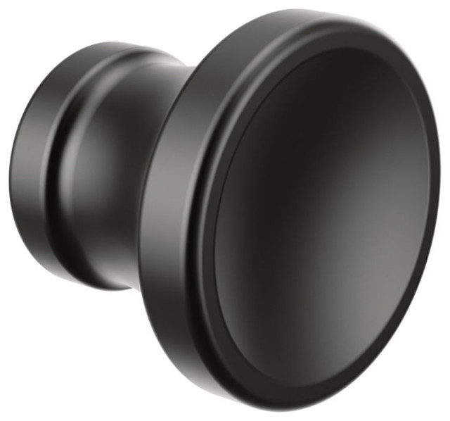 Moen YB0505BL CSI Colinet Drawer Knob, Matte Black - Transitional ...