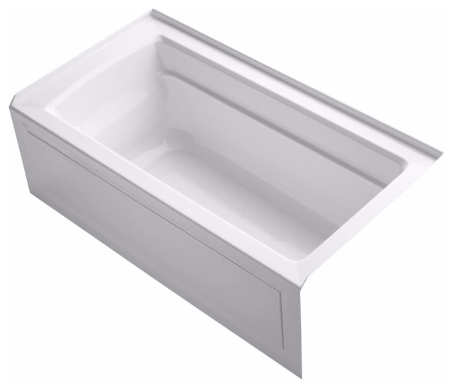 Kohler K 1123 Ra 0 Archer 60 X32 Alcove Bath With Integral A Kohler K 1123 Ra 0 Archer 60 X32 Alcove Bath With