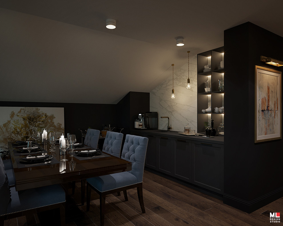 Дизайн интерьера мансарды