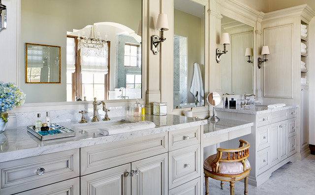 Refined Desert Haven transitional-bathroom