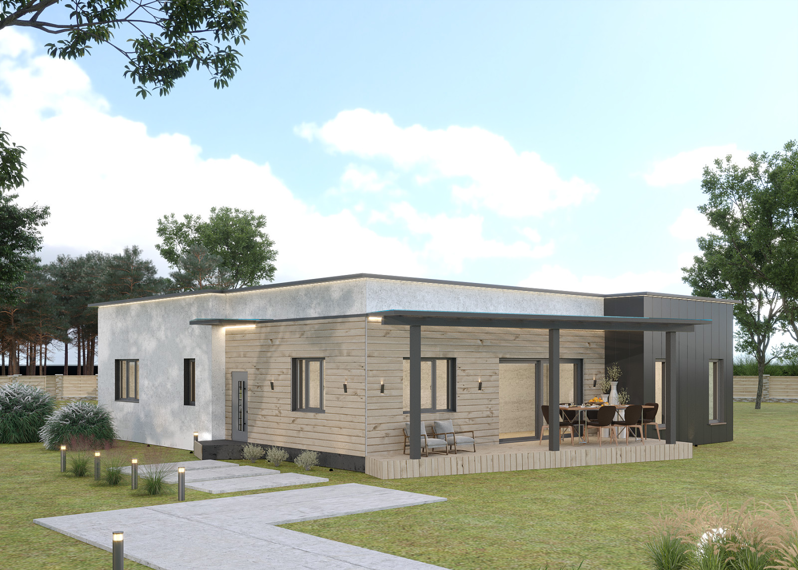 Проект дома в Санкт-Петербурге 200 м.кв