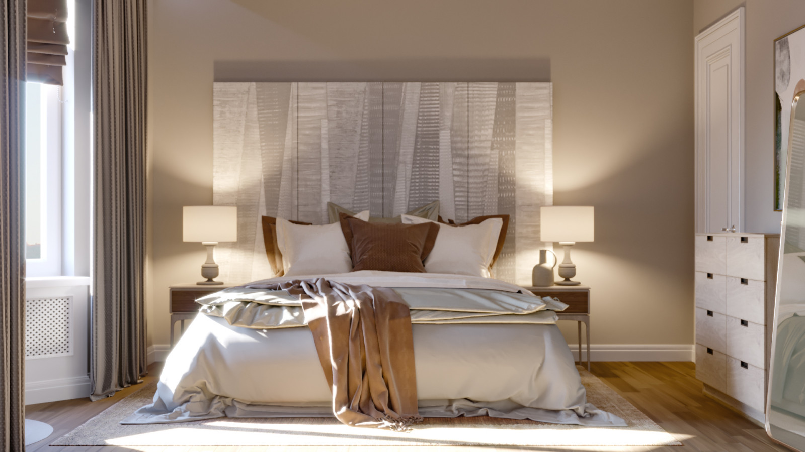 Уютная квартира в стиле неоклассики