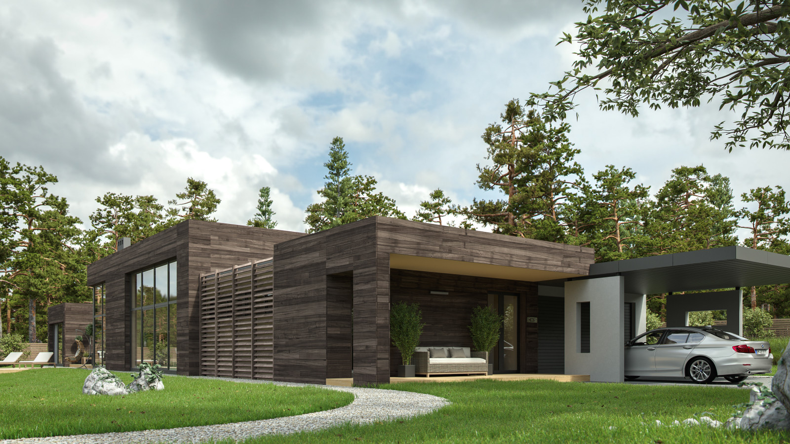 Дом на берегу. Проект Шигали