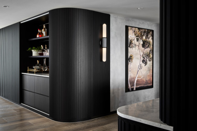 Port Melbourne Residence trendy-dagligstue