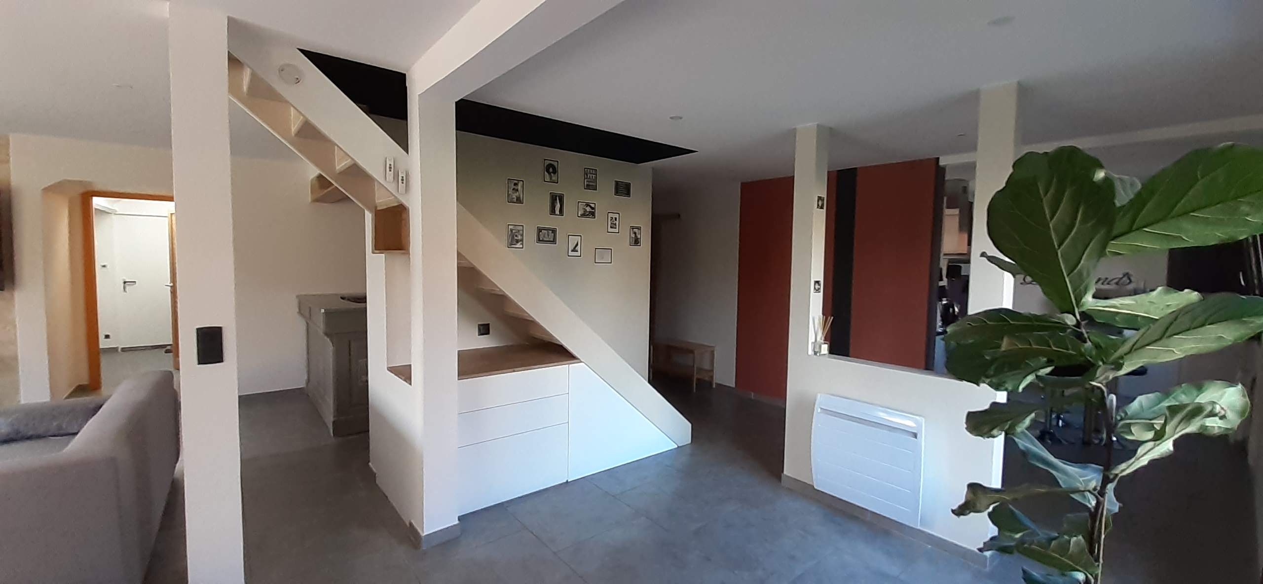 Aménagement et décoration du rdc d'une maison individuelle ossature bois