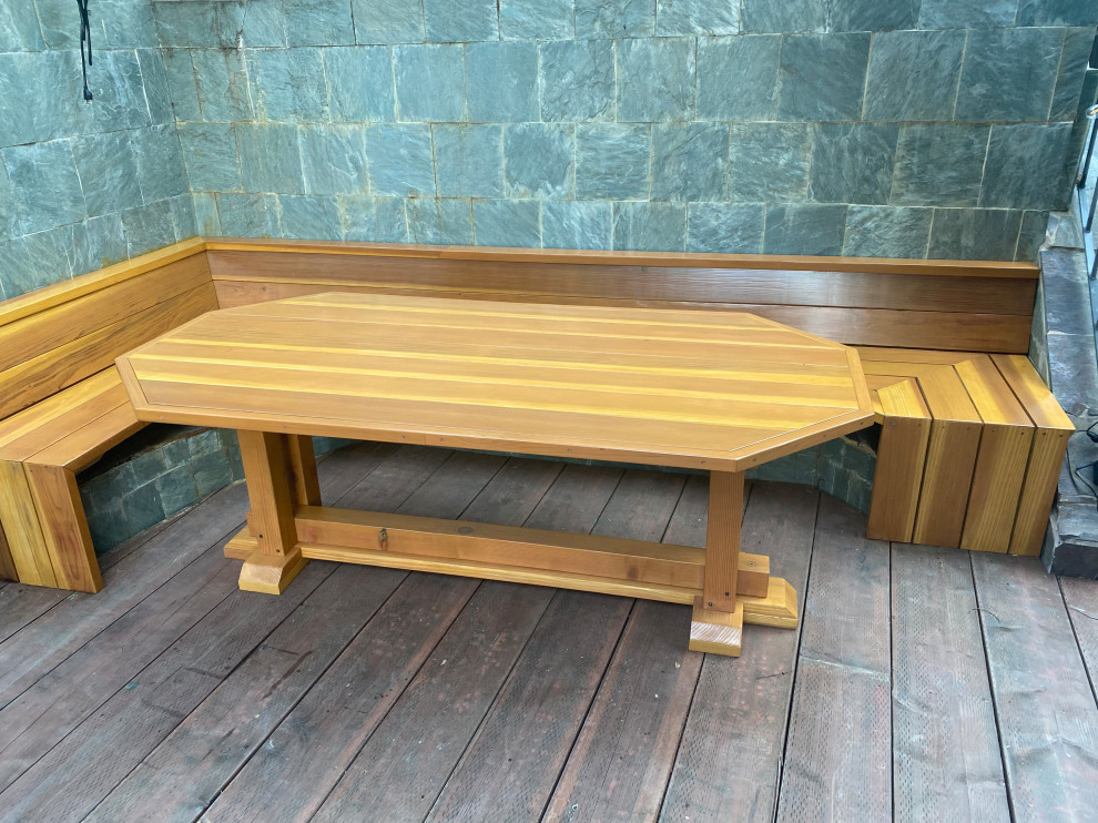 Custom bench and table