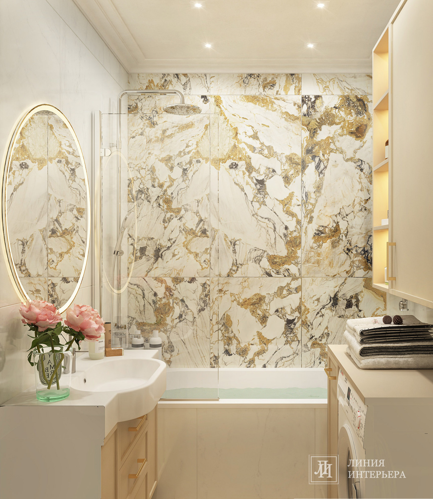 Дизайн небольшой ванной комнаты