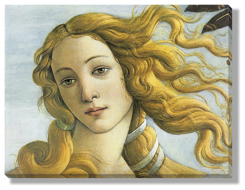 'Birth of Venus (detail)' Canvas Gallery Wrap by Sandro Botticelli