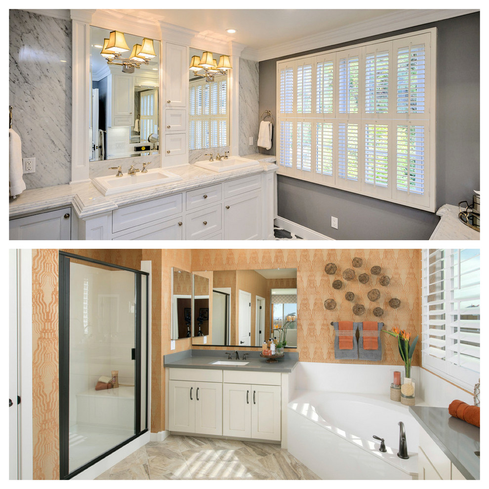 Master bathroom sink. One or two sinks?