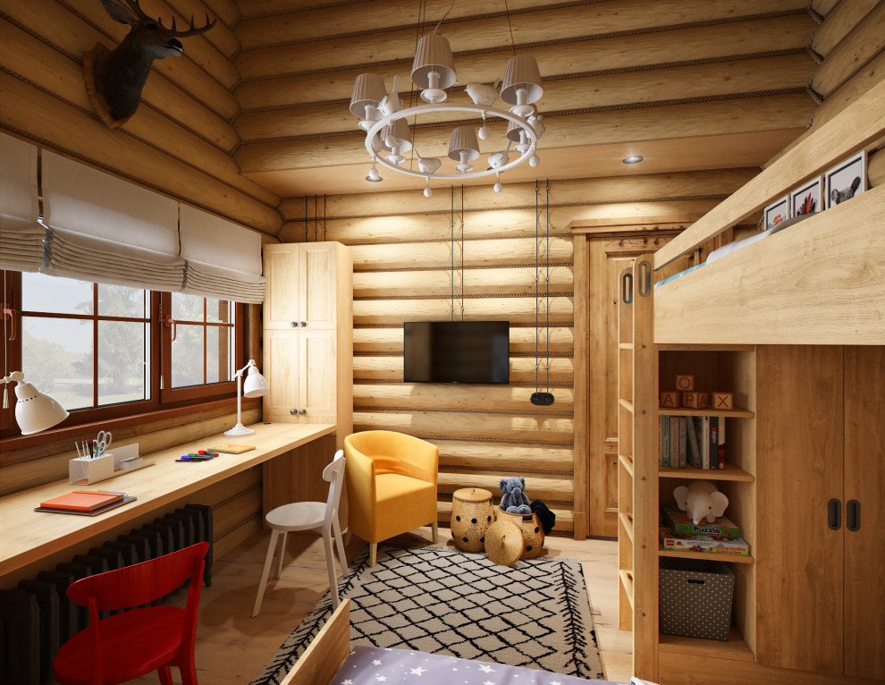 Деревянный дом с баней