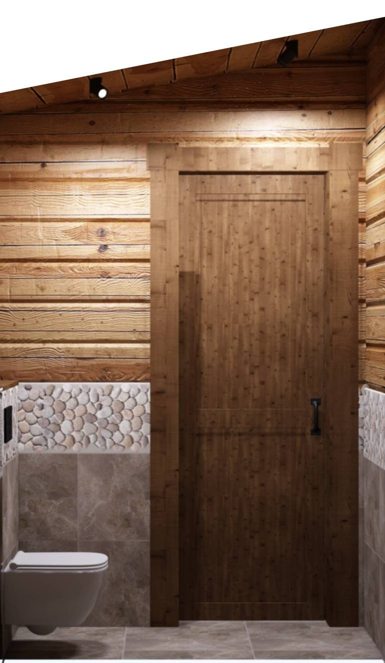 Баня в стиле Шале