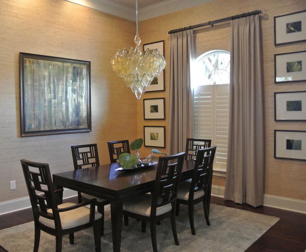 Inspiration for a mid-sized transitional dining room remodel