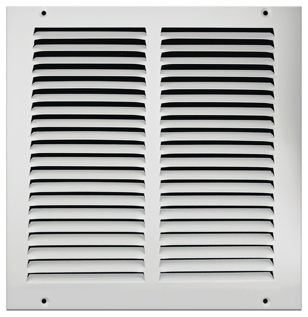 White Wall Return Air Grilles Contemporary Registers Grilles And Vents by Installerstore
