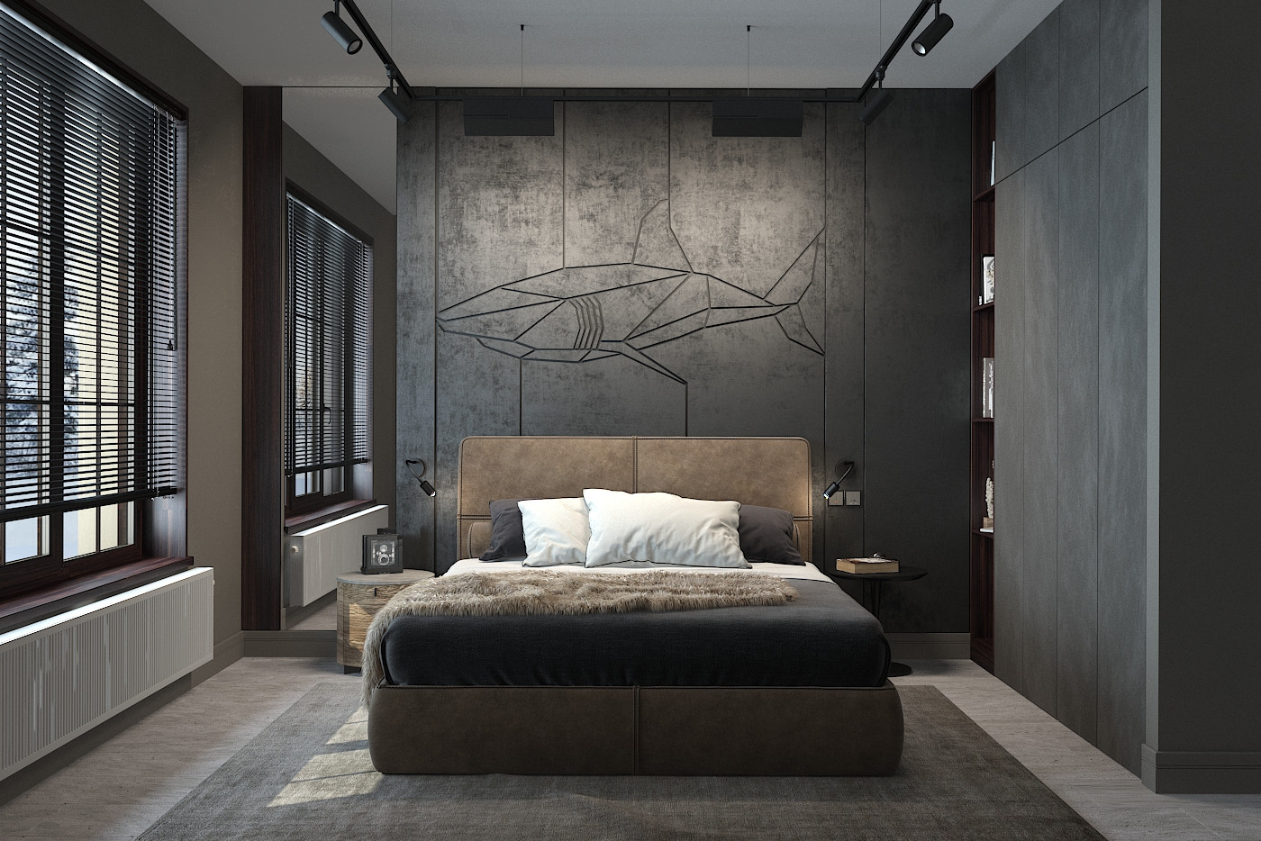 Мужская спальня