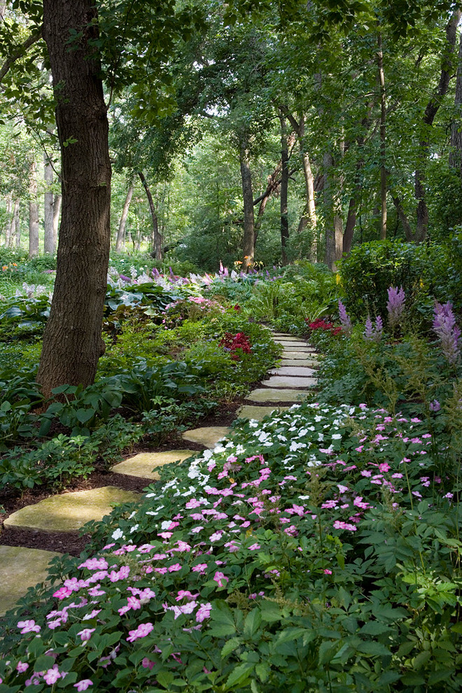 This is an example of a traditional garden in Chicago.