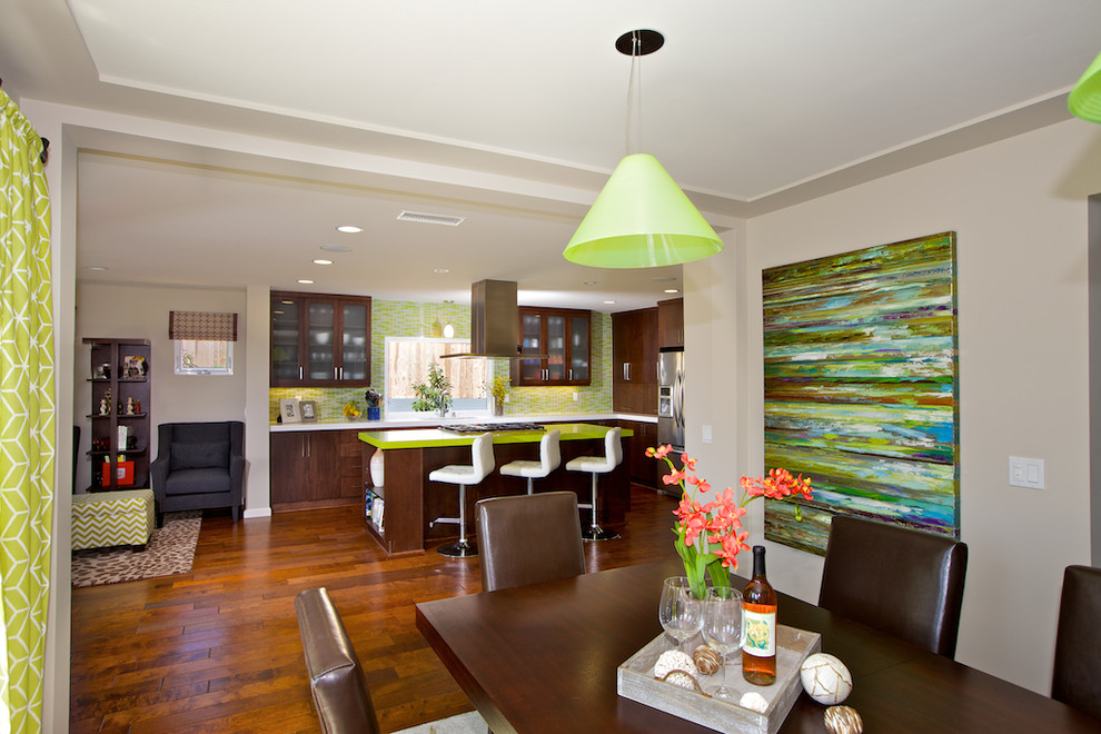 Inspiration for a contemporary dining room in San Diego.