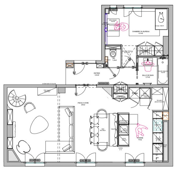 Rénovation d'un Duplex aux Batignolles