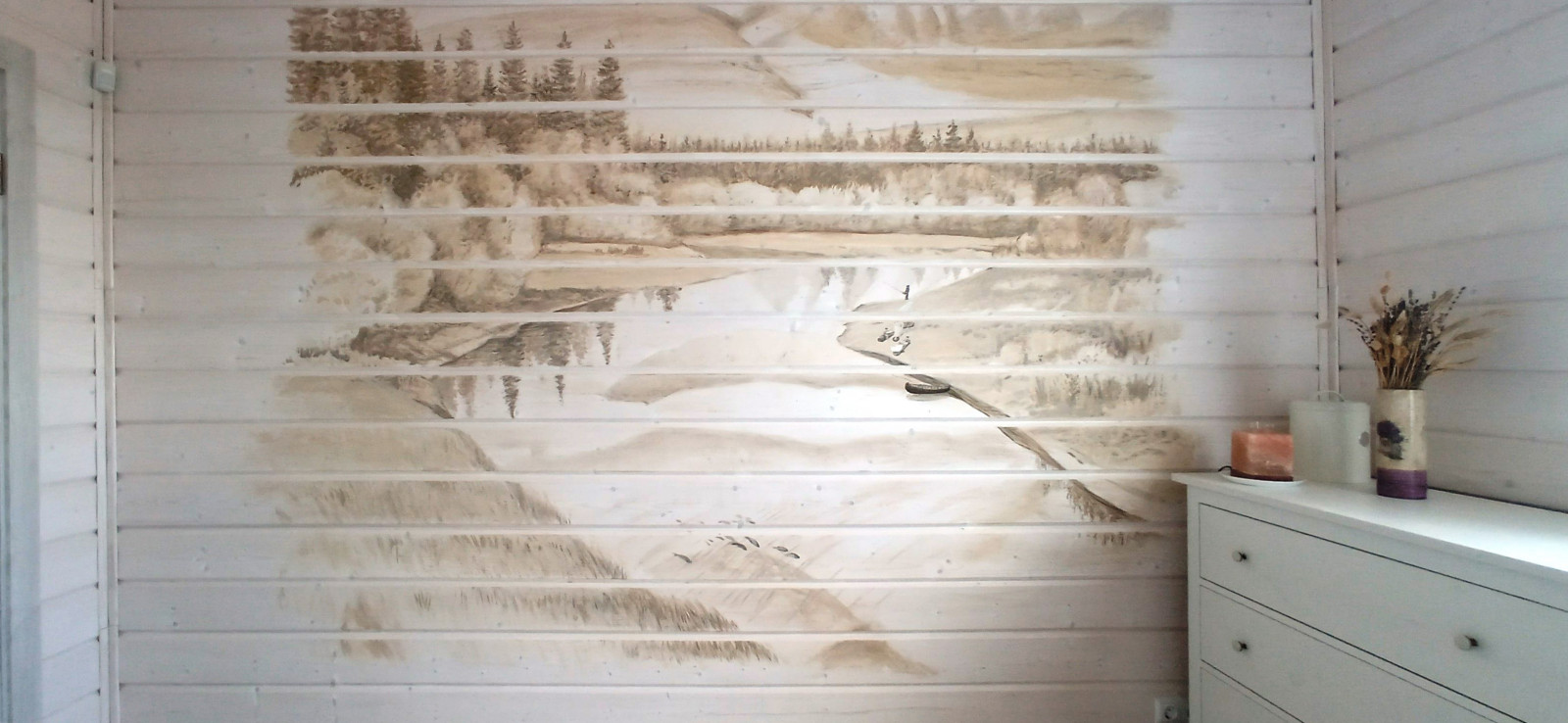 Роспись своей стены вместе с художником