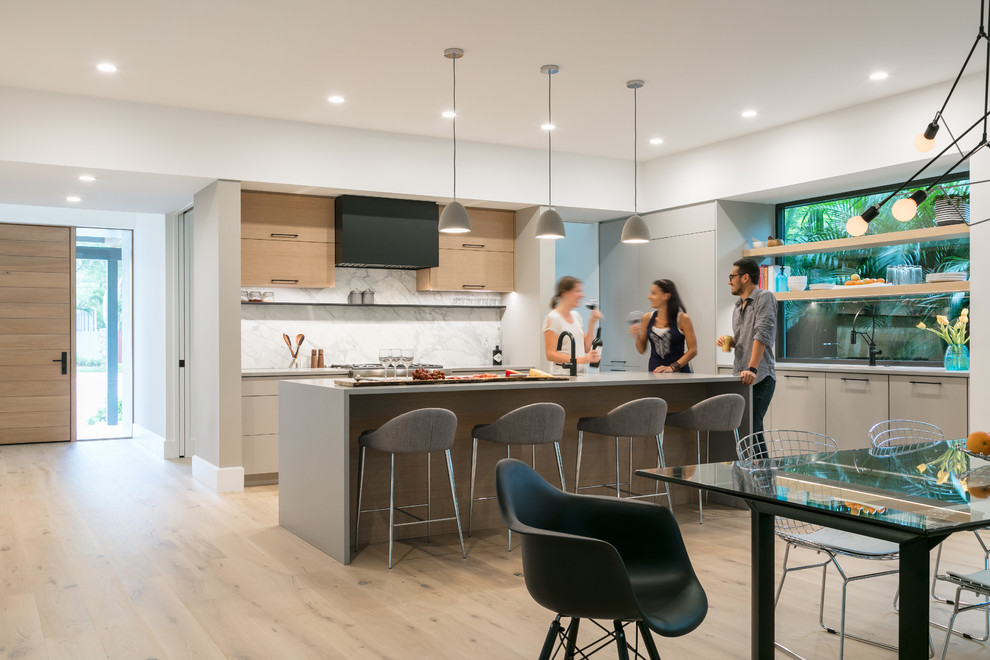 Modern Open-Concept Kitchen & Dining Design — Sarasota Home ...