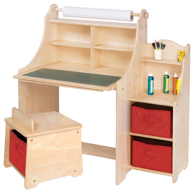 Artist Activity Desk Contemporary Kids Tables And Chairs By