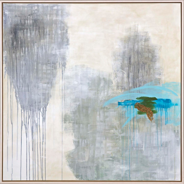 Paragon Contemporary Wall Art With Gray Finish 22416 Contemporary