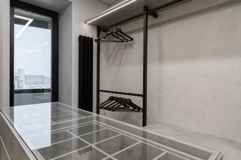 Гардеробная UNO raumplus в чёрном цвете