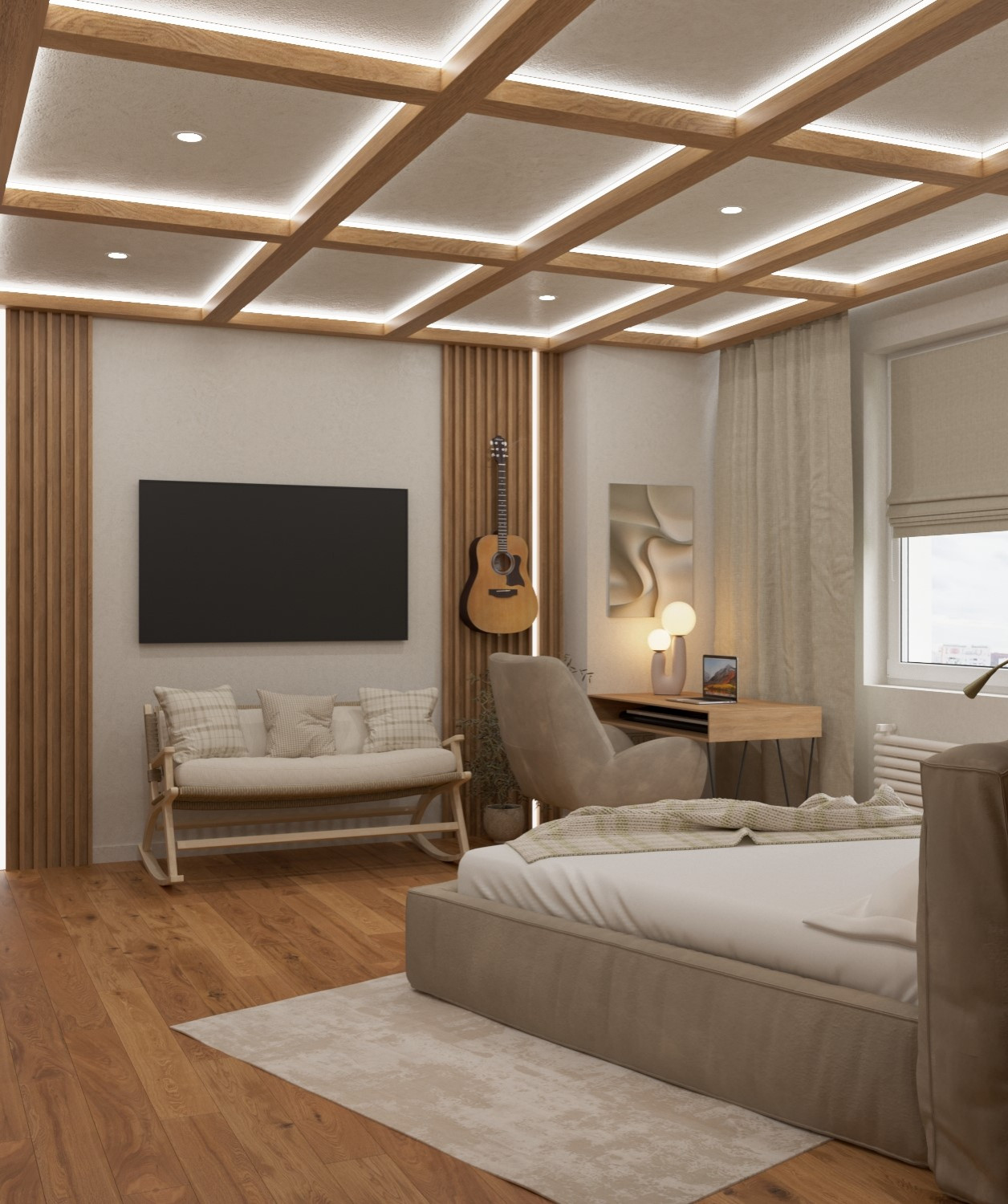 Проект квартиры в Москве, джапанди