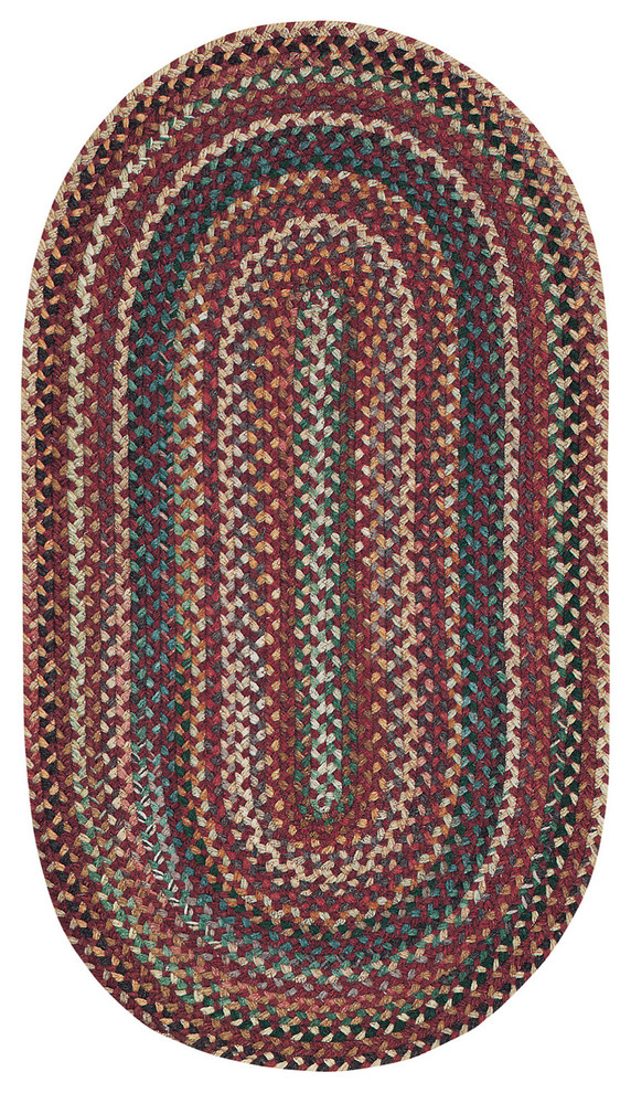 Capel Sherwood Forest 0890 Rug, Red, 3'0"x3'0" Round