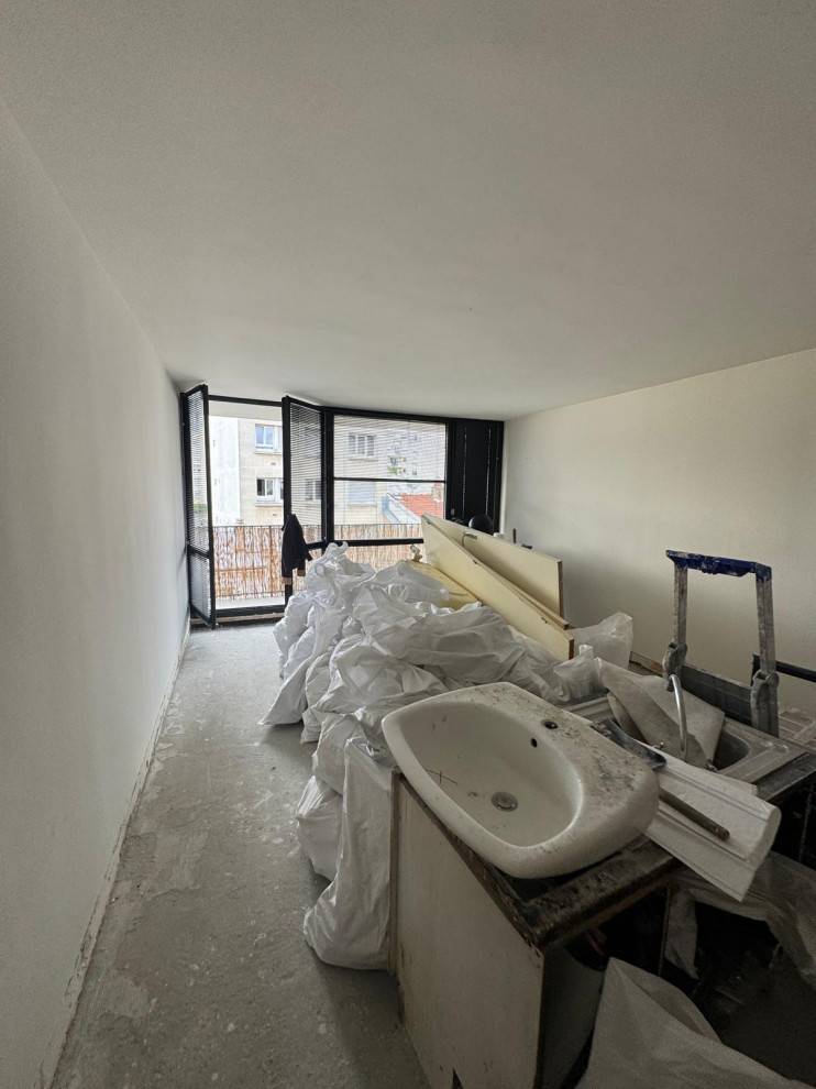 Projet Gambetta, rénovation complète d'un appartement de 34m2