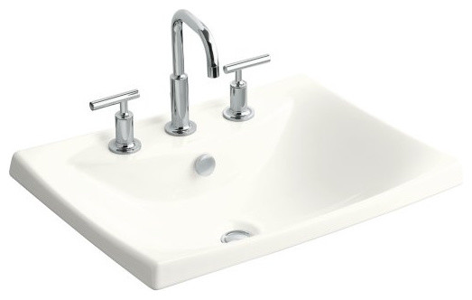 Escale Self-Rimming Lavatory with 8" Centers