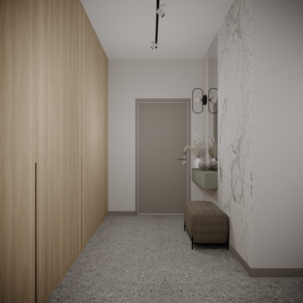 Интерьер 3-хкомнатной квартиры в ЖК "Тушино 2018"